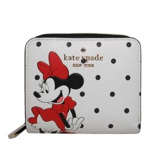 ♠️NWT♠️ KATE SPADE X DISNEY ♠️ MINNIE MOUSE ZIP AROUND WALLET